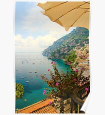 Entspannen in Positano Poster