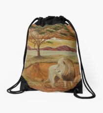 Painting *Leo* Drawstring Bag