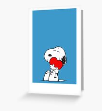 Love Snoopy Greeting Card