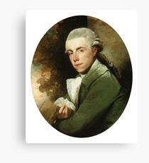 Man in a Green Coat Canvas Print