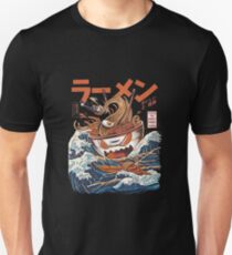 The Great Ramen off Kanagawa Slim Fit T-Shirt