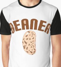 Big Bean Beaner - Beaner Logo with Bean Graphic T-Shirt