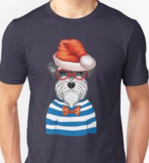 Maritime Christmas Dog Unisex T-Shirt
