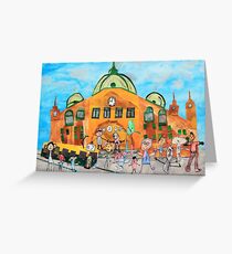 Flinders Street Station Greeting Card