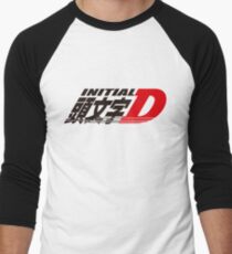 Initial D logo Men's Baseball ¾ T-Shirt