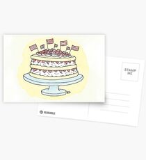 Birthday Layer Cake | Fødselsdag Lagkage Postcards