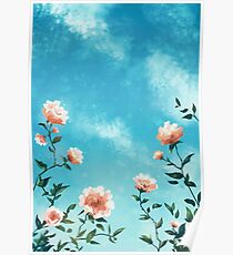 a study in flowers Poster