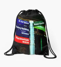 Museums & Roses Drawstring Bag