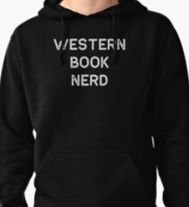 Book Shirt Western Nerd Light Reading Authors Librarian Writer Gift Pullover Hoodie