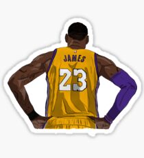 LA LeBron James Sticker