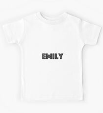 Font Name Emily Kids Tee