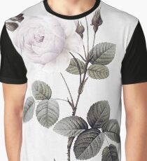 low saturated rose on watercolor background Graphic T-Shirt