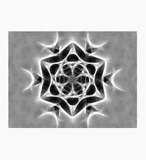 Gray Kaleidoscope Art 24 Photographic Print