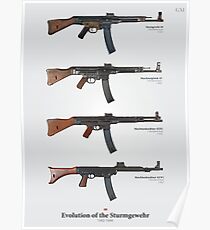 Entwicklung des deutschen Sturmgewehrs Poster