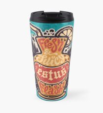 Bunter Sommer-Estus-Cocktail-Flasche Thermosbecher