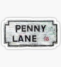 penny lane Sticker
