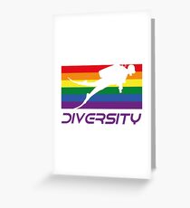 DIVErsity goes deeper Greeting Card