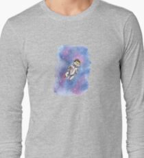 Space Shiba - Watercolour Long Sleeve T-Shirt