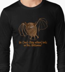Adorable Bats for Halloween (Black) Long Sleeve T-Shirt