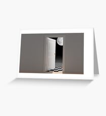 Open door Greeting Card