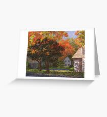 Autumn Shadow and Light Greeting Card
