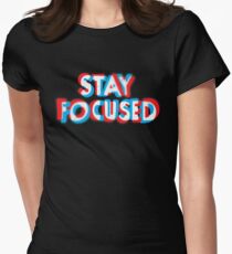 Stay Focused Women's Fitted T-Shirt