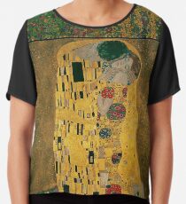 The Kiss... 1908, by Gustav Klimt Chiffon Top
