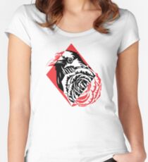 Awestruck Raven Women's Fitted Scoop T-Shirt