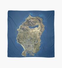 Grand Theft Auto V Map Scarf