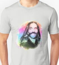 Jonathan Van Ness Regenbogen-Porträt Unisex T-Shirt