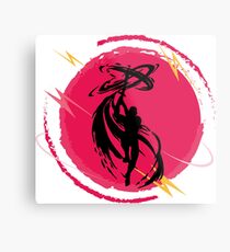 Ninja Shadow Warrior Fighter Fantasy Art Metal Print