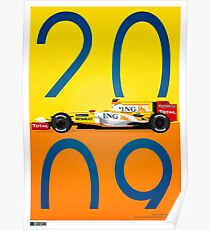 Fernando Alonso 2009 R29 Poster