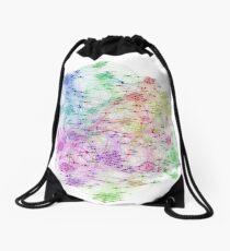 The Graph Of Ice Hockey Players Drawstring Bag