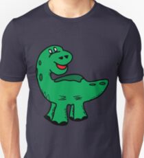 Green dino dinosaur Unisex T-Shirt