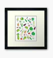 Long live the vegetables! Framed Print