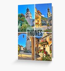Thônes, Haute-Savoie Greeting Card