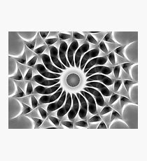 Gray Kaleidoscope Art 29 Photographic Print