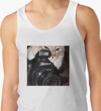 Camera Cat Tank Top