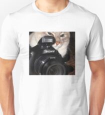 Camera Cat Unisex T-Shirt