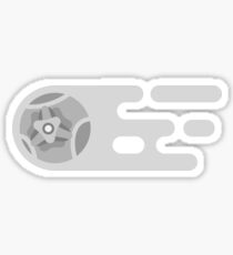 Monochrome Rocket League Ball Sticker