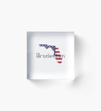 Bradenton Florida Acrylic Block