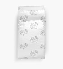 Squiggle VW Bus Duvet Cover