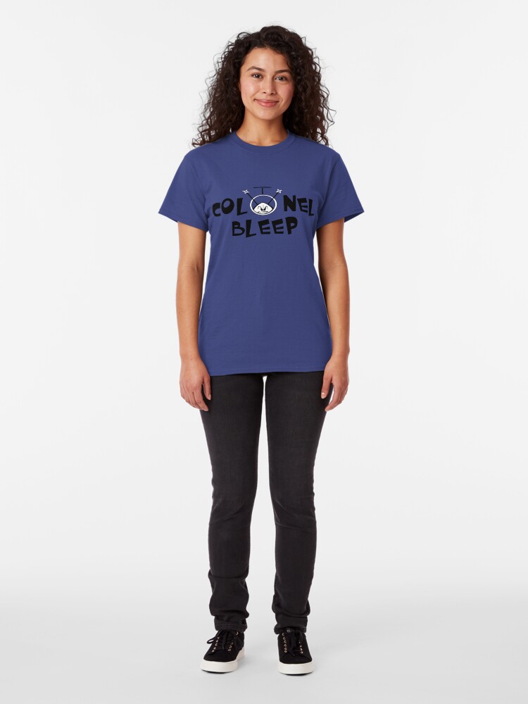 Alternate view of Colonel Bleep Spaceman From The Future in the 50's Classic T-Shirt