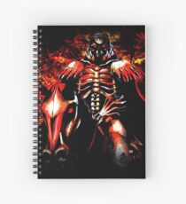 Skull Knight Monster Spiral Notebook