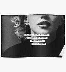 Angst ist dumm Poster