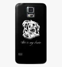 this is my brain shirt Case/Skin for Samsung Galaxy