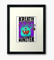 Creative Monster - Crazy Craft Fan Framed Print
