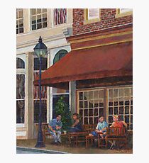 Corner Restaurant Photographic Print