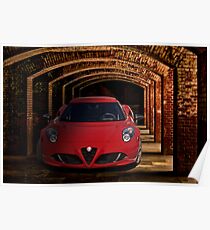 2018 Alfa Romeo 4C Sports Coupe I Poster