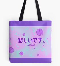 I am sad - Pill Party Menhera Tote Bag